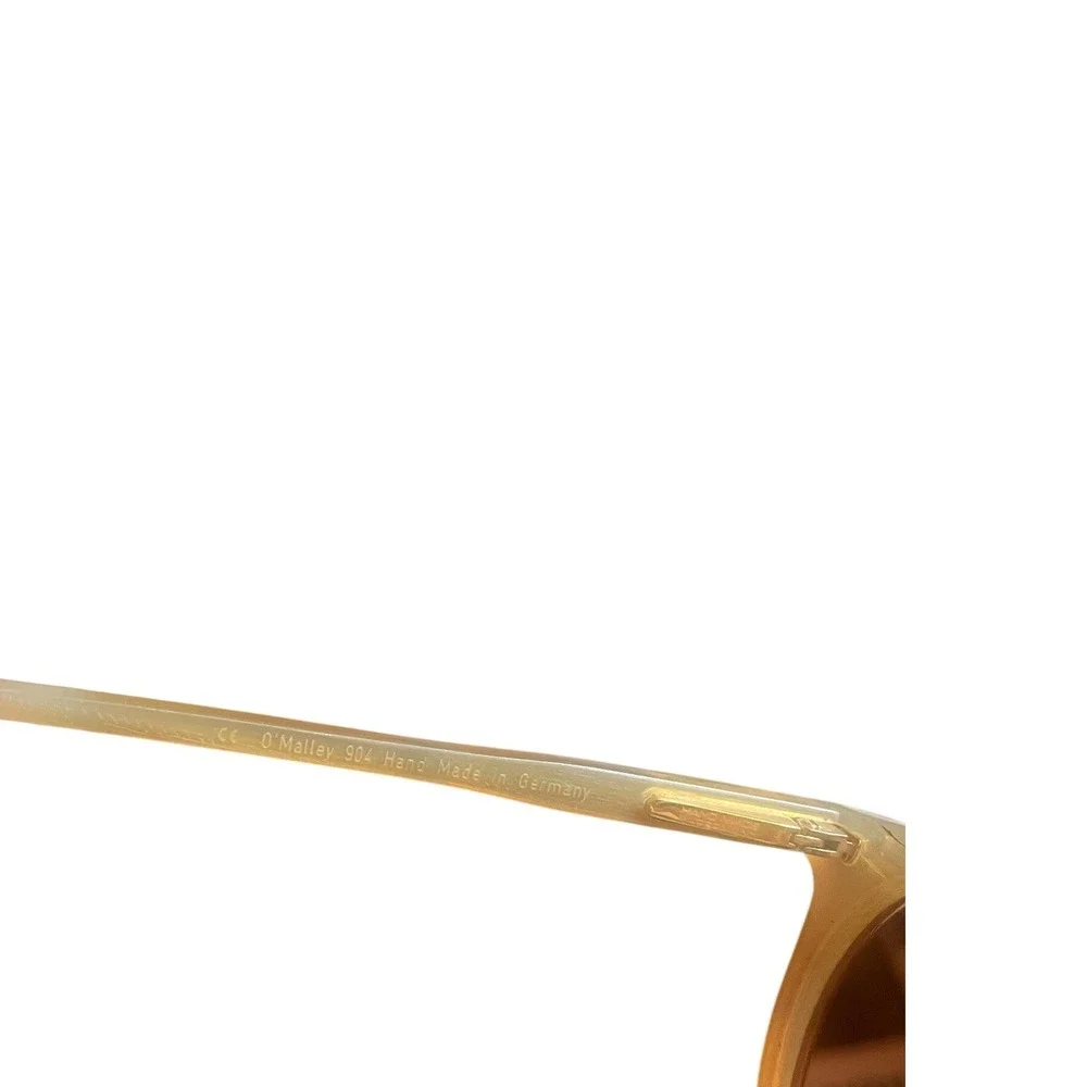 Oliver Peoples Genuine Buffalo Horn Sunglasses O'Malley 904 Round Hand Made